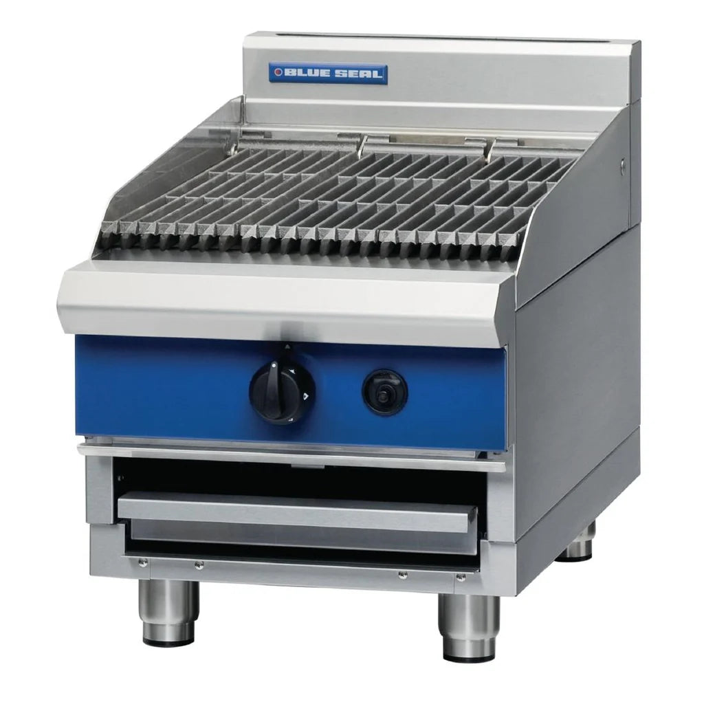 Gas Chargrill, Blue Seal, G593-B, Thermostatic, Bench Model