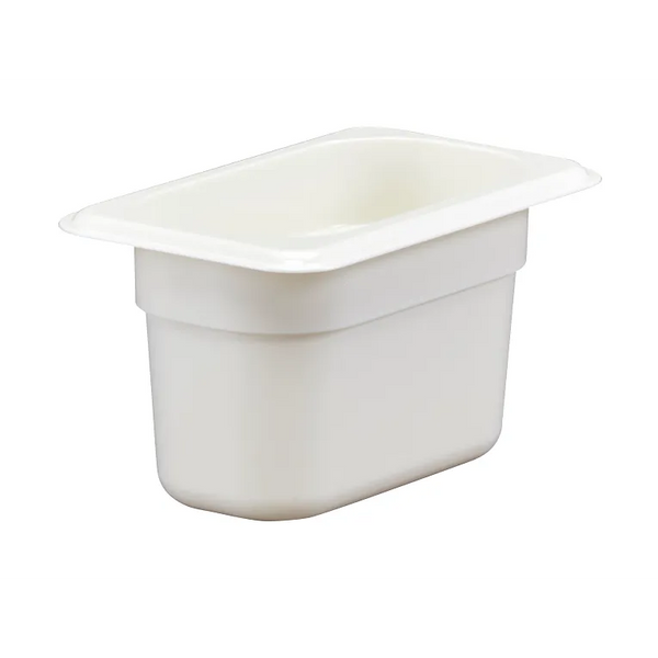 Cambro 94CW148 I Camwear GN 1/9 Food pan 100 mm Deep I 0.85L I White I Case of 6