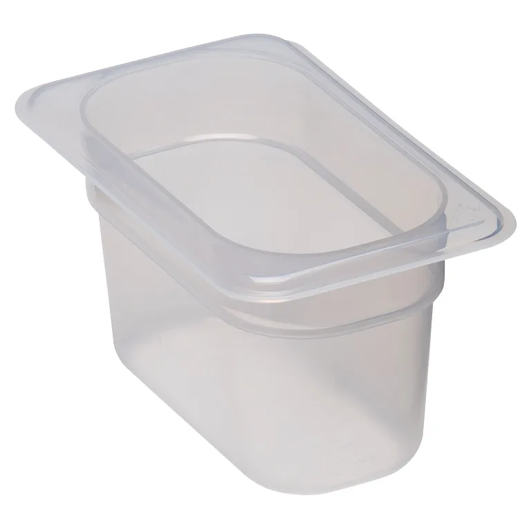 Cambro 94PP190 I GN 1/9 Food Pans 100 mm Deep I 0.85L I Translucent I Case of 6