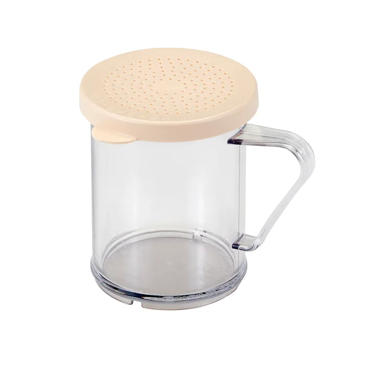 Cambro 96SKRD135 I Camwear Shakers with Salt & Pepper Lid I 300 mL (10 oz) I Clear I Case of 12