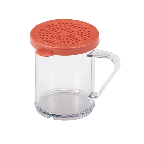 Cambro 96SKRM135 I Camwear Shakers with Medium Ground Lid I 300 mL (10 oz) I Case of 12