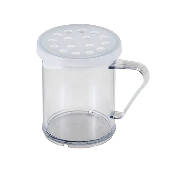 Cambro 96SKRP135 I Camwear Shakers with Parsley Lid I 300 mL (10 oz) I Clear I Case of 12