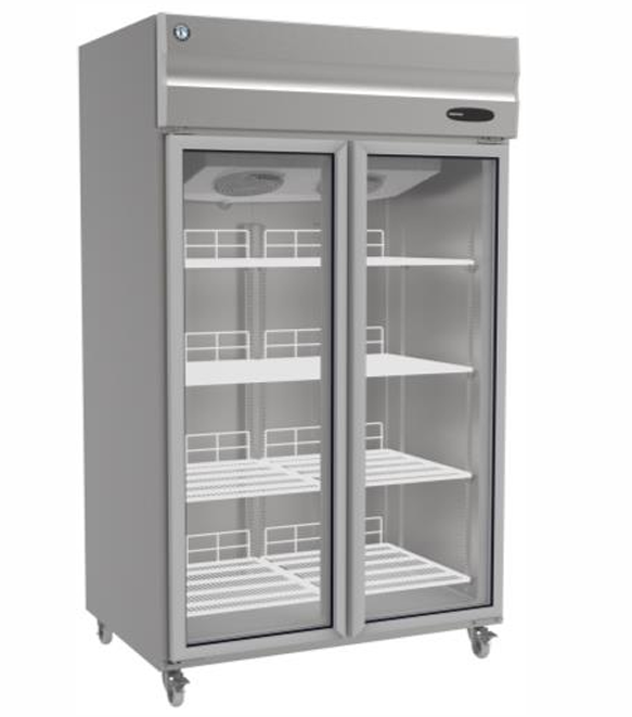 Hoshizaki I 97000187 I Fridge HR-127 Glass Door I Gastronorm Fridge I Glass Door Fridge I Double Door Fridge
