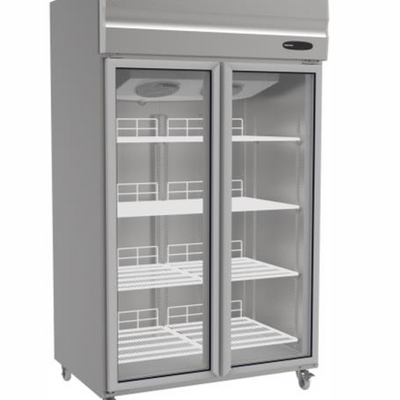 Hoshizaki 97000187 | HR-127 | Glass Door | Gastronorm Fridge | Glass Door Fridge | Double Door Fridge