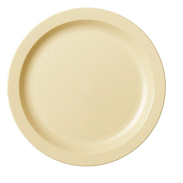 Cambro 9CWNR133 I Camwear Dinnerware Plates I Narrow Rim I 229 mm I Beige I Case of 48