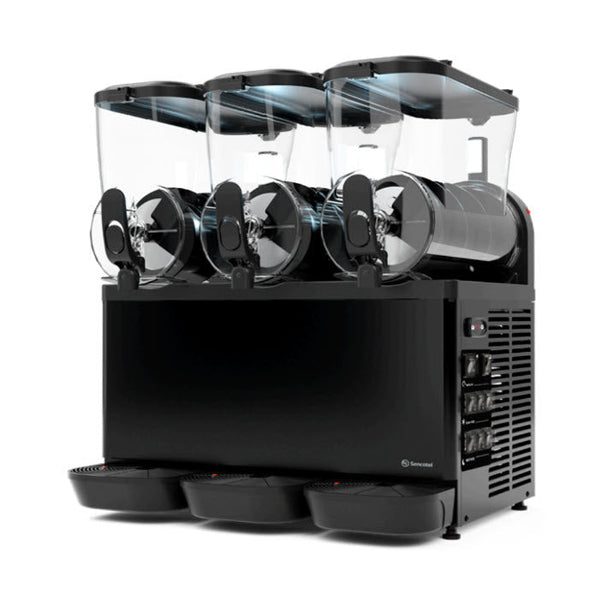 Carpigiani Horeca GraniLuxe Black PP Triple Bowl Slushie Machine | 36L (3 x 12L) | Black