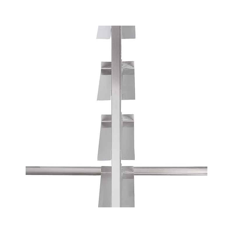 3monkeez AB-BRK-TS Pair of Tray Slides - Suit Glass Rack, 304 Grade Stainless Steel