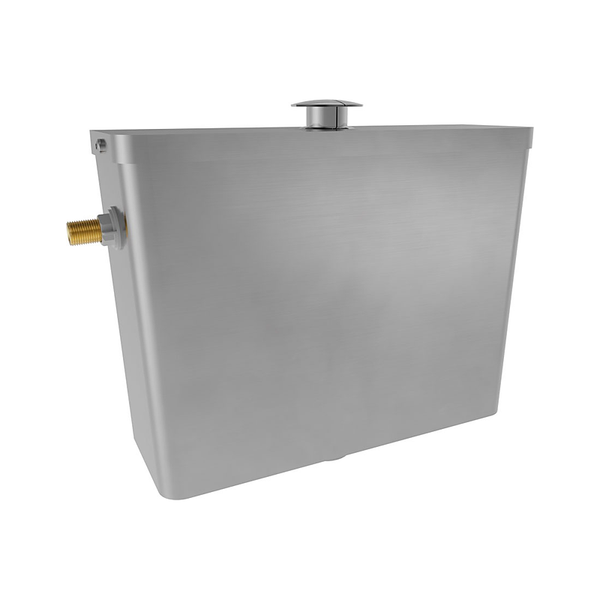 3monkeez AB-CIS-DCDF-SE-L Disabled Compliant Dual Flush Cistern - Side Entry Inlet, 50mm BSP Outlet - LHS Inlet