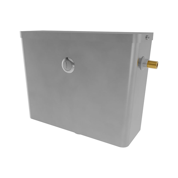 3monkeez AB-CIS-FP-SE-R Front Press Cistern - Side Entry Inlet, 50mm BSP Outlet - RHS Inlet