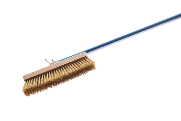 Euroquip AC-SP "Azzurra" Rectangular Brass Bristle Brush