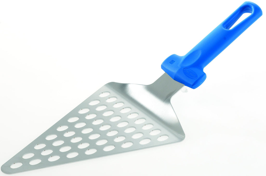 Euroquip AC-STP15F Triangular Stainless Steel Perforated Pizza Server