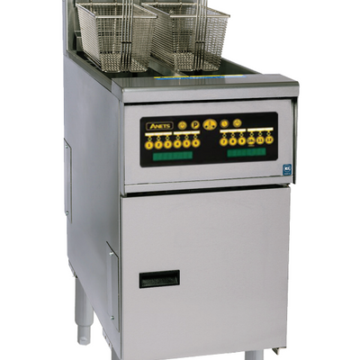 Anets AEP14TC | Platinum Series | Split Pot | Electric Fryer with Computer Contro |2x 9-11 Liters | Tube Fryer | Deep Fryers