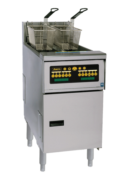 Anets AEP14TC | Platinum Series | Split Pot | Electric Fryer with Computer Contro |2x 9-11 Liters | Tube Fryer | Deep Fryers