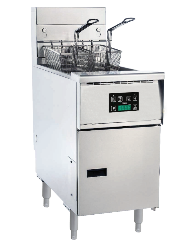 Anets AGP55D | Platinum Series | Gas Tube Fryer | with Digital Control | 19-21 Liters | Tube Fryer | Deep Fryers
