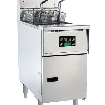 Anets AGP55D | Platinum Series | Gas Tube Fryer | with Digital Control | 19-21 Liters | Tube Fryer | Deep Fryers
