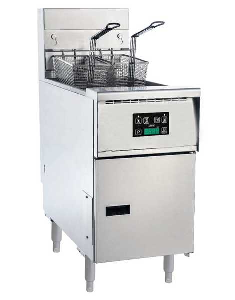 Anets AGP55D | Platinum Series | Gas Tube Fryer | with Digital Control | 19-21 Liters | Tube Fryer | Deep Fryers