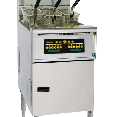Anets AGP60WC | Platinum Series | Gas Fryer | with Computer Control | 25-30 Liters | Tube Fryer | Deep Fryers