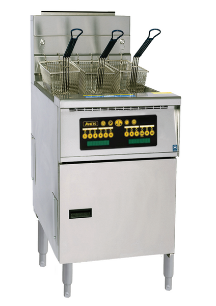 Anets AGP75C | Platinum Series | Gas Fryer | with Computer Control | 31-39 Liters | Tube Fryer | Deep Fryers