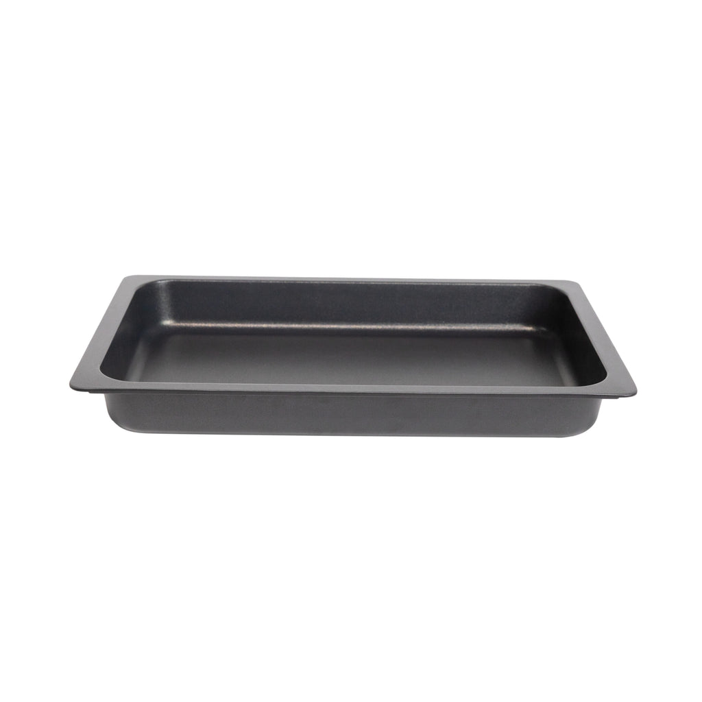 AluChef AP-GN1-11 | 1/1 GN | Pan Matte Black | Matte Black Pan | W Glass Lid | 53 x 32.5 x 6.5 H CM | 7.9L