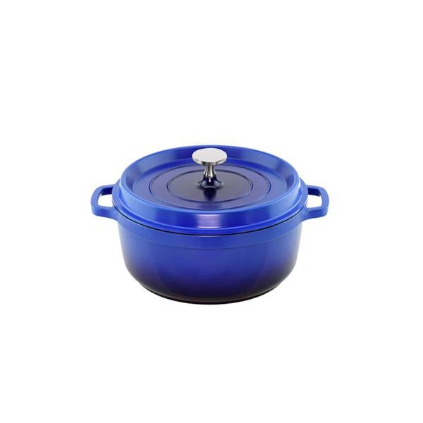 AluChef AP-1100-04 | Mini Casserole Round Blue | W Metal Handle | 11 Ꝋ cm,  0.36L