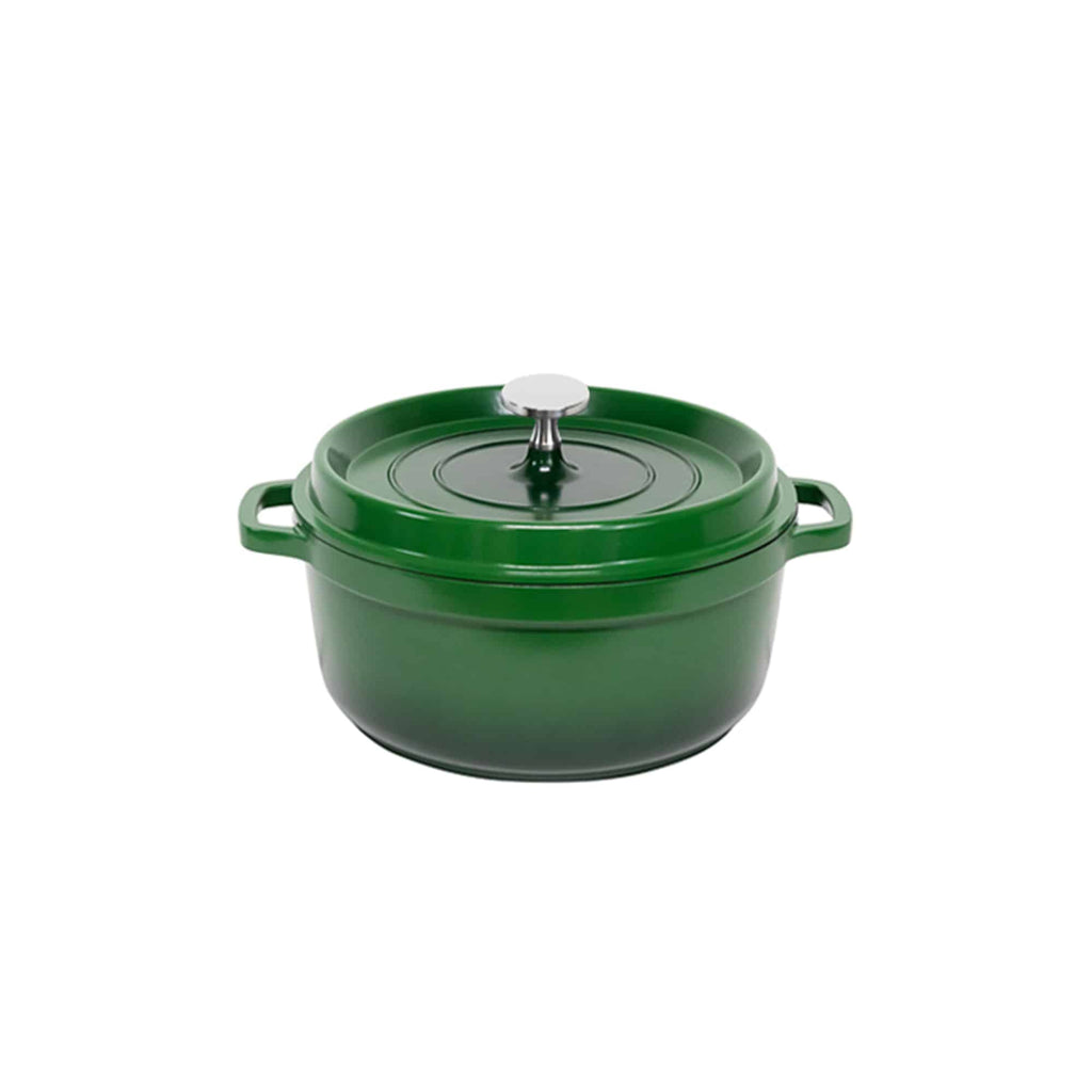 AluChef AP-1100-05 | Mini Casserole Round Green | W Metal Handle | 11 Ꝋ cm,  0.36L