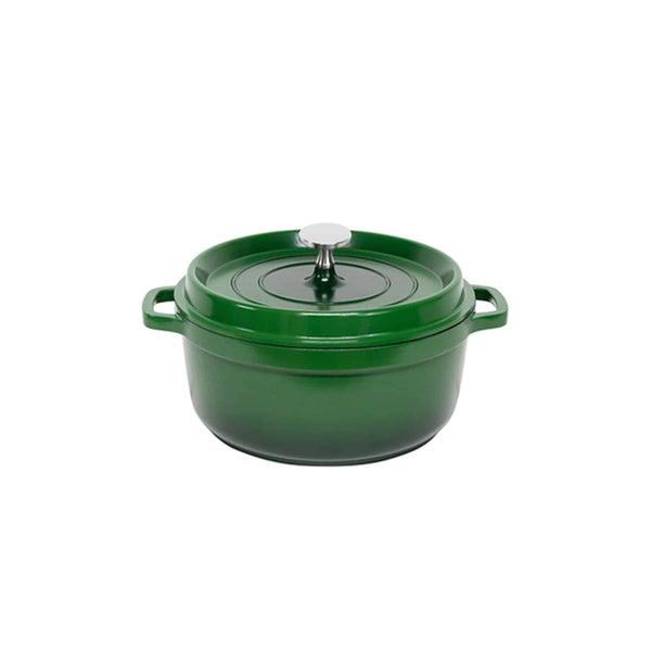 AluChef AP-1100-05 | Mini Casserole Round Green | W Metal Handle | 11 Ꝋ cm,  0.36L