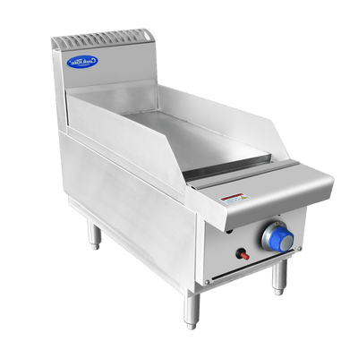 Cookrite AT80G3G-C-LPG I Countertop I Griddle I Gas Grill with Griddle I 300mm Wide