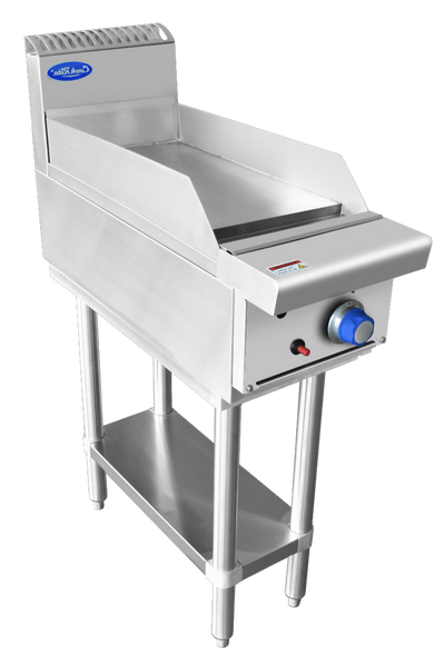 Cookrite AT80G3G-F-LPG I Griddle I Gas Griddle I Gas Grill with Stand I 300mm Wide