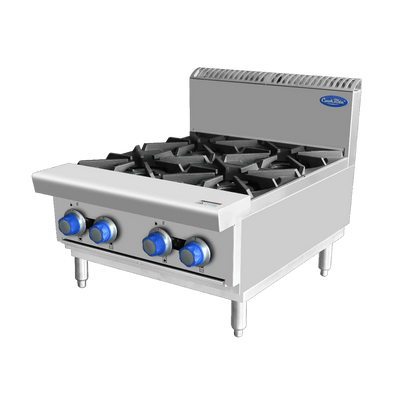 Cookrite AT80G4B-C-LPG I Countertop I 4 Burner Cooktop I Gas Cooktop I 600mm Wide