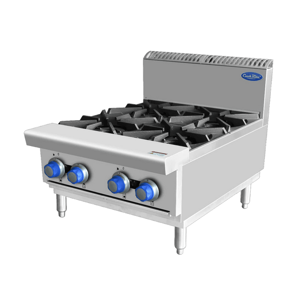 Gas Cooktop, Cookrite AT80G4B-C-LPG, Countertop, 4 Burner Cooktop, 600mm Wide