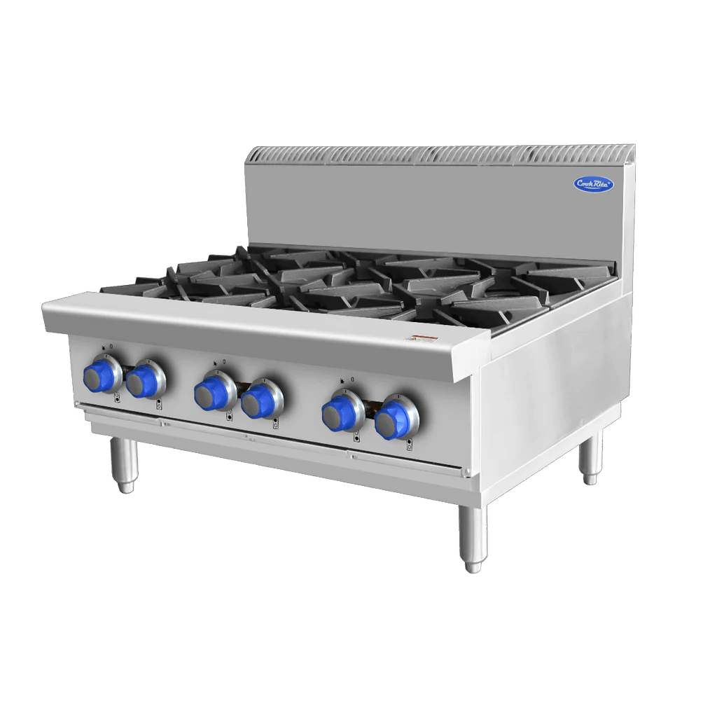 Gas Cooktop, Cookrite AT80G6B-C-NG, Countertop, 6 Burners, Gas Stove, 900mm