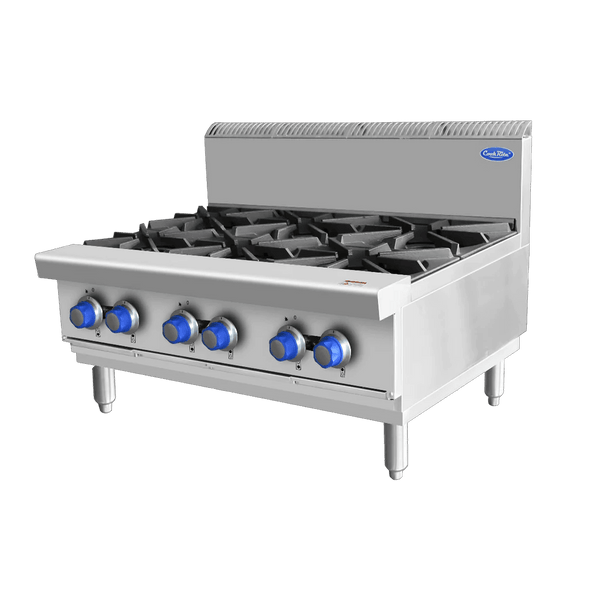 Gas Cooktop, Cookrite AT80G6B-C-NG, Countertop, 6 Burners, Gas Stove, 900mm