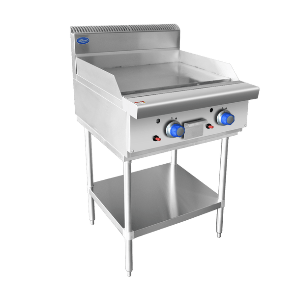 Gas Grill with Griddle, Cookrite AT80G6G-F-NG, Griddle, Gas Griddle, with Stand, 600mm