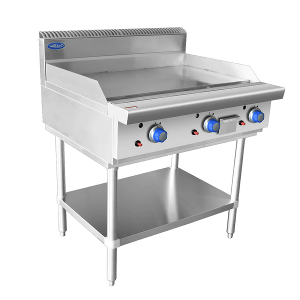 Gas Griddle, Cookrite AT80G9G-F-NG, Griddle, Natural Gas, with Stand, 900mm