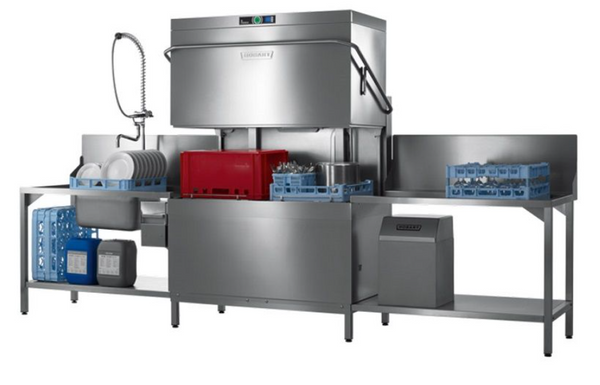 Dishwasher, Hobart, AUPT-VHL, PREMAX, Hood-Type, Double Rack, with Vapostop, with Auto Hood Lift
