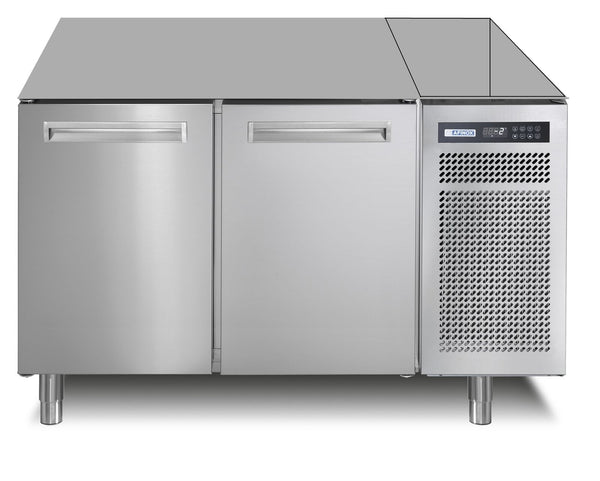 Skanos AX6ST82IP2NA001 Afinox Spring Plus 802TN/S 2 Door Pastry Refrigerated Counter | Without Worktop