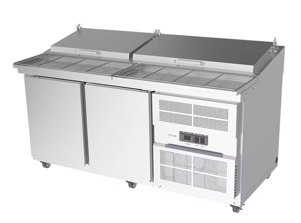 Airex AXR.PM.1740 | 2 Door | Solid Door | 1740mm | Pizza Prep Bench