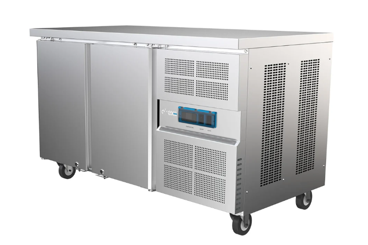 Airex AXF.UCGN.2.900H | Two Double Door | 184L | with Height Increase Spacer | Undercounter Freezer | Undercounter Freezer