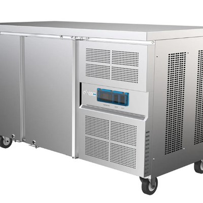 Airex AXF.UCGN.2.900H | Two Double Door | 184L | with Height Increase Spacer | Undercounter Freezer | Undercounter Freezer