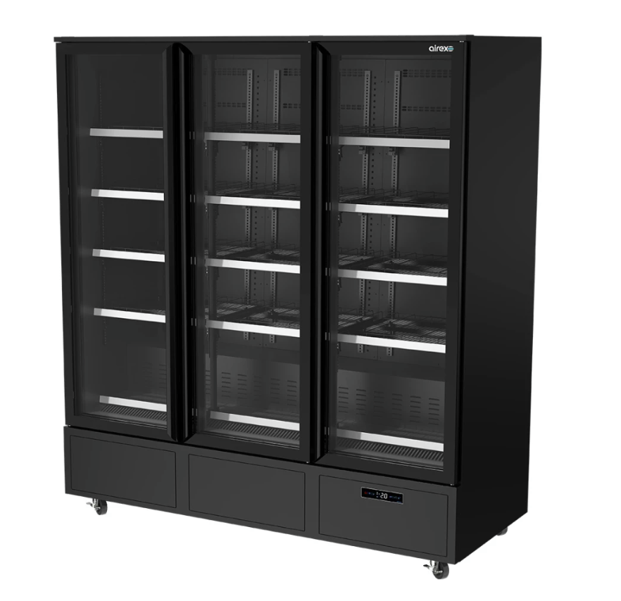 Airex AXR.MEUR.3D | 3 Door | Upright Fridge | 1400L | Upright Merchandiser Fridge | Display Fridge