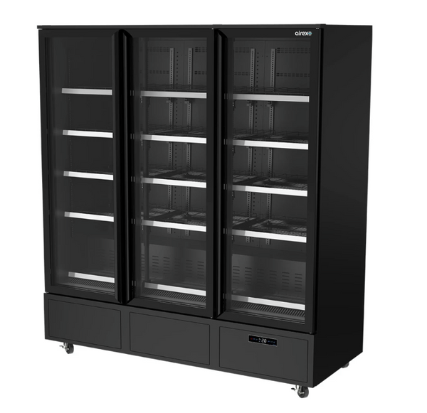 Airex AXR.MEUR.3D | 3 Door | Upright Fridge | 1400L | Upright Merchandiser Fridge | Display Fridge