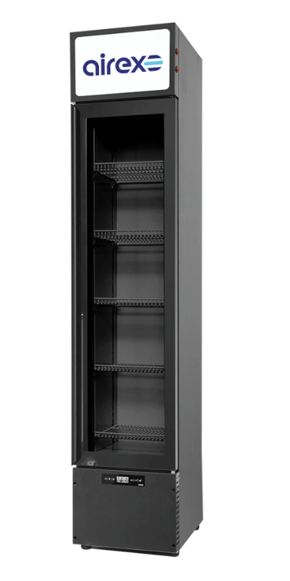 Airex AXR.MEUR.SL | Single Door | Slimline Upright Fridge | 1400L | Upright Merchandiser Fridge | Display Fridge