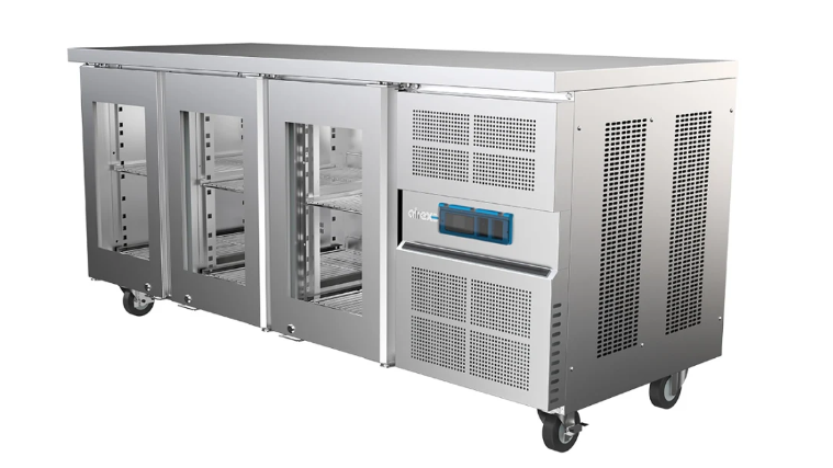 Airex AXR.UCGN.3G | Triple Glass Door | Undercounter Refrigerator | 276L | Undercounter Fridge