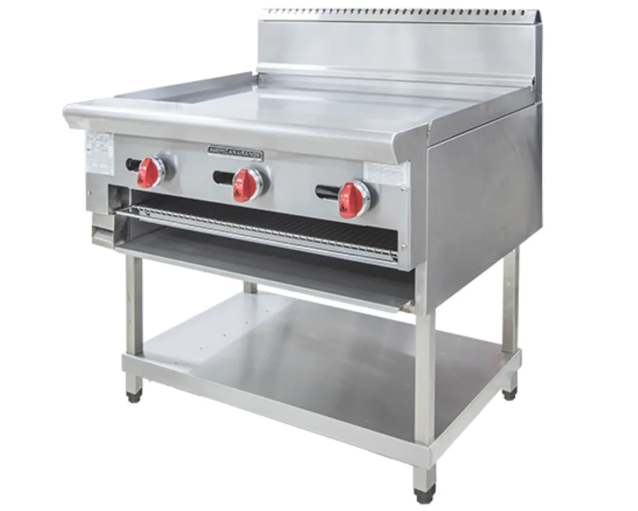 American Range AARG.36 | 914mm Wide | Stainless Steel | Combination Griddle & Salamander
