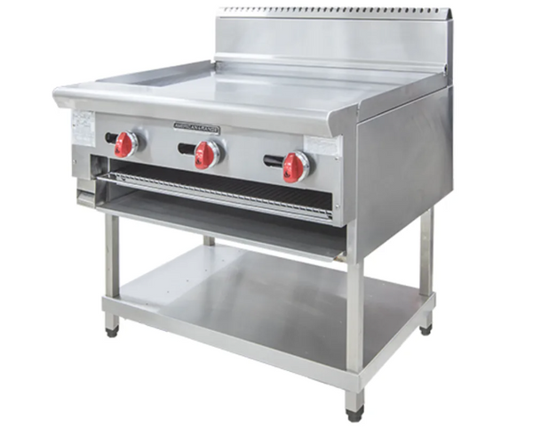 American Range AARG.36 | 914mm Wide | Stainless Steel | Combination Griddle & Salamander