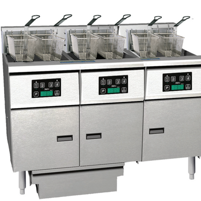 Anets FDAEP314D | Platinum Series | Electric Fryer with Digital Control | 3 Filter Drawer System | Drawer Fryers