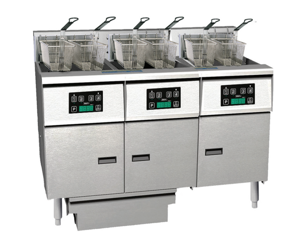 Anets FDAEP314D | Platinum Series | Electric Fryer with Digital Control | 3 Filter Drawer System | Drawer Fryers
