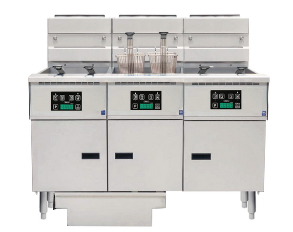 Anets FDAGP355D | Platinum Series | Gas Fryer with Digital Control | 3 Filter Drawer System | Drawer Fryers