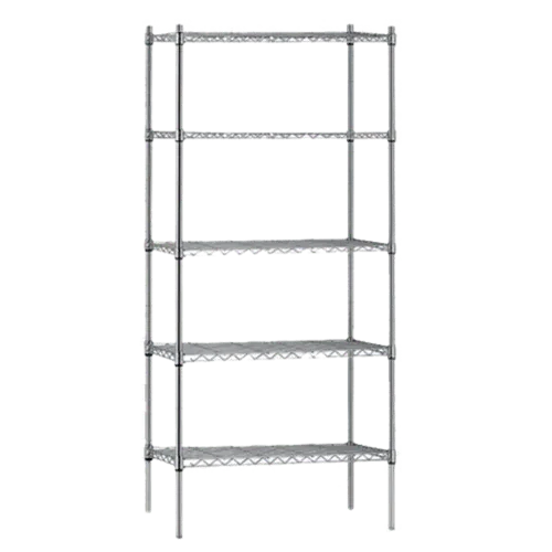 Atlas 24247EPL5 | 5 Shelf Wire Shelving Kits | 610 mm Deep | 610 mm Wide