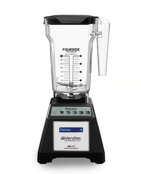 Blendtec B-C600.FS | Chef 600 | Commercial Blender | On Counter | with FourSide Jar and Vented Lid